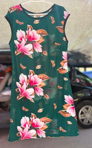 Vestido estampado flores
