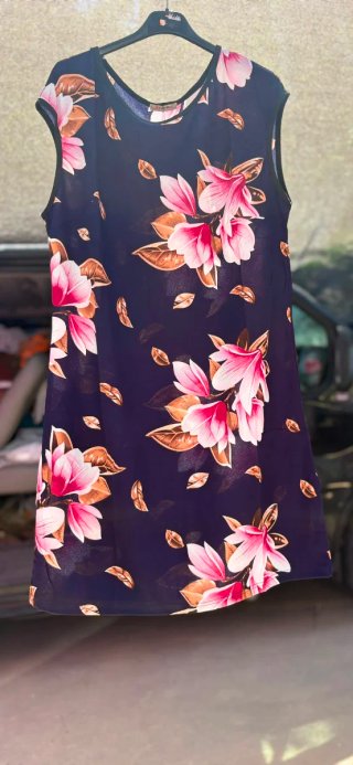 Vestido estampado flores