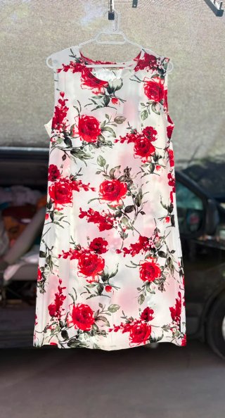 Vestido estampado flores