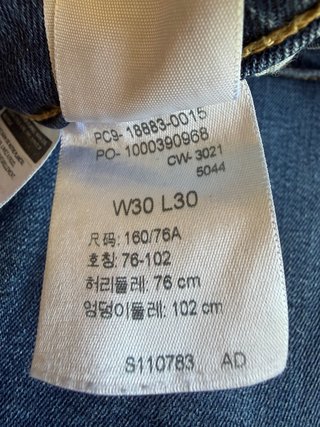 Levi's 724 Jeans Talle Alto Rectos W30 L30
