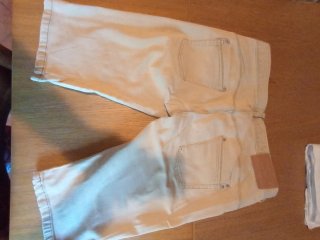 Bermuda donna jeans beige