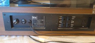 Tocadiscos vintage Bettor
