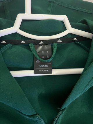 Sudadera Adidas Verde con Cremallera