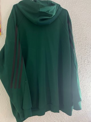 Sudadera Adidas Verde con Cremallera