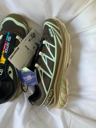 Zapatillas Salomon X76 Marrón/Verde Oliva