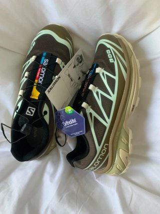 Zapatillas Salomon X76 Marrón/Verde Oliva
