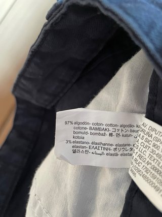 Pantalón Zara Azul Marino Talla 32
