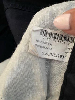 Pantalón Zara Azul Marino Talla 32