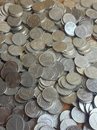 Monete 5 Lire Delfino varie annate