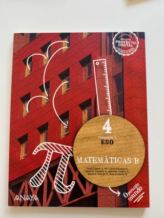 Matemáticas B. 4 ESO