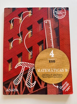 Matemáticas B. 4 ESO