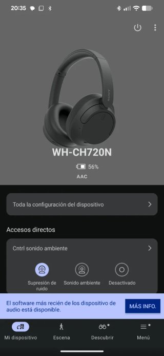 Sony WH-CH720N Auriculares Bluetooth  809467