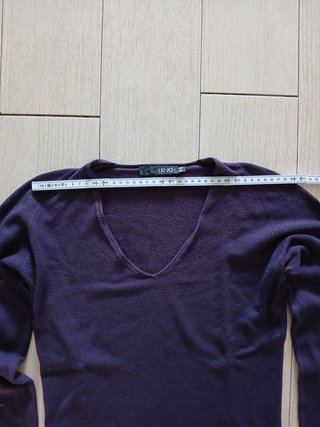 Maglia LIU·JO donna S viola con scollo a V