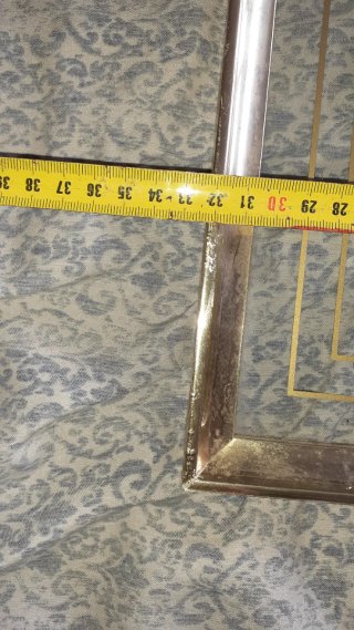 Precioso cuadro niño rezando dorado 32x27
