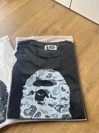 Camiseta Bape Negra Talla M