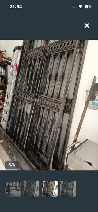 Puertas de hierro forjado antiguas