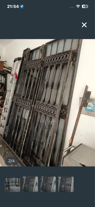 Puertas de hierro forjado antiguas