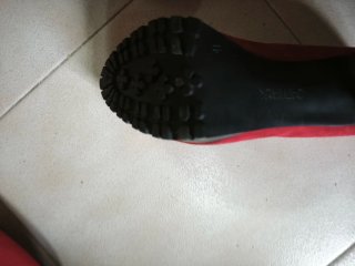 Zapatos de tacón rojos Catwalk
