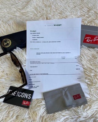 Ray-Ban Wayfarer Marrones RB2140-F Unisex