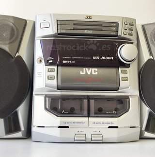Minicadena JVC MX-J530R (Radio y CD OK)