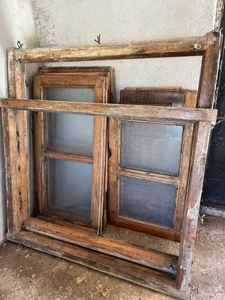 Ventanas de madera antiguas