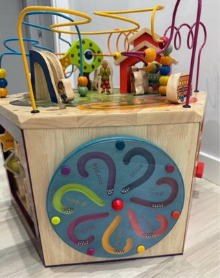 Cubo Actividades Madera XXL Montes Educativo