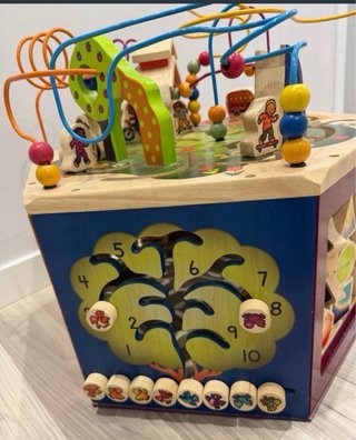 Cubo Actividades Madera XXL Montes Educativo
