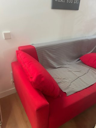 Sofá Chaise Longue Rojo