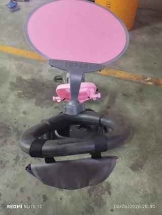 Triciclo para bebé rosa