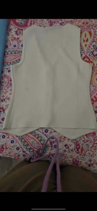 Chaleco Mango Blanco Talla S