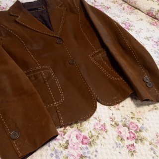 Chaqueta ante marrón SOHO Talla 44