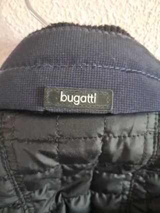Bugatti Abrigo Plumas Azul Marino