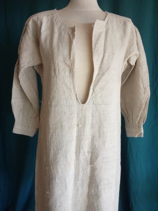 Camisón/Vestido Antiguo Gallego Lino Telar casero