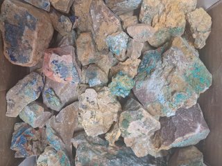 Lote 3kg Minerales Cobre Pinar de Bedar