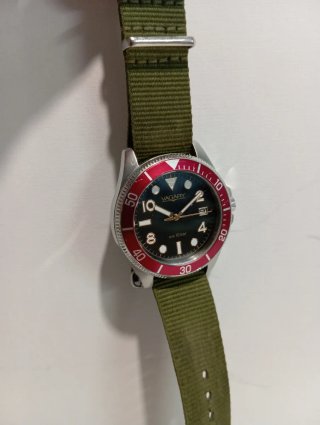 Orologio Vagary Uomo Rosso Argento