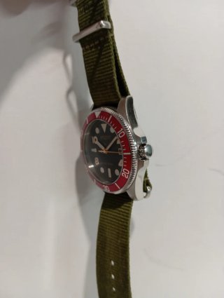 Orologio Vagary Uomo Rosso Argento