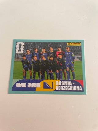 Cromo Panini Bosnia Mundial 2026