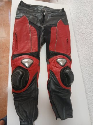 Traje 2 piezas cuero moto GOYAMOTO Talla L