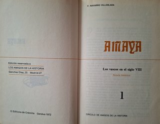 Amaya. F. Navarro Villoslada