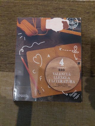 Libro ESO Valencià Llengua i Literatura 4