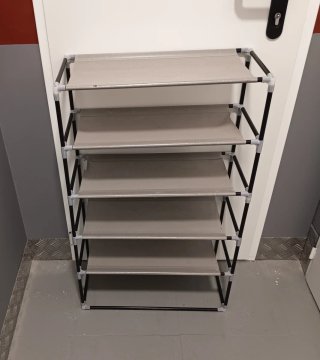 ESTANTERIA DESMONTABLE de 5 estantes, 90cm alto