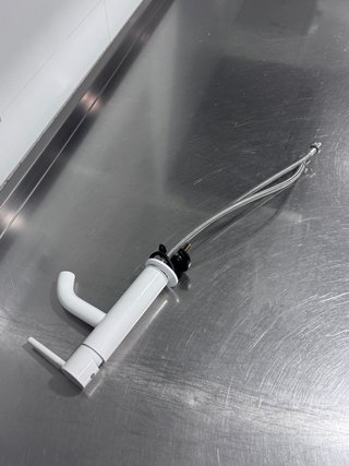 Grifo monomando TRES blanco lavabo