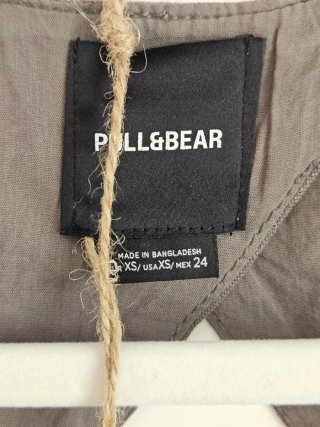Chaleco lino traje gris mujer
