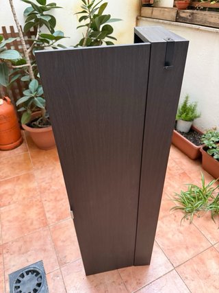 Mueble Baño Estrecho LILLÅNGEN Ikea Marrón Oscuro