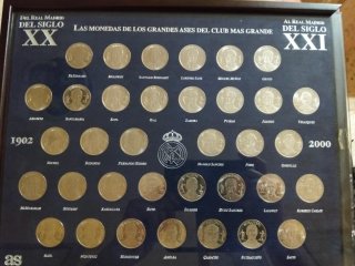 Colección Monedas Real Madrid Siglo XX y XXI