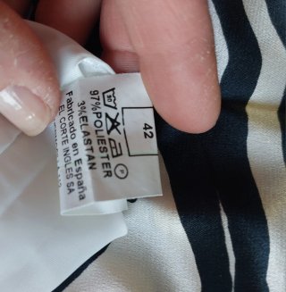 Vestido estampado cebra