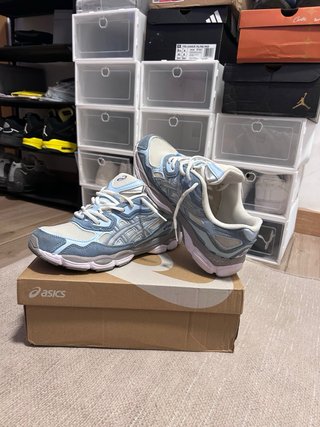 Asics Gel NYC zapatillas azules y grises