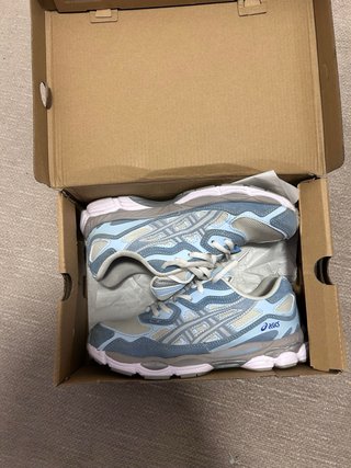 Asics Gel NYC zapatillas azules y grises