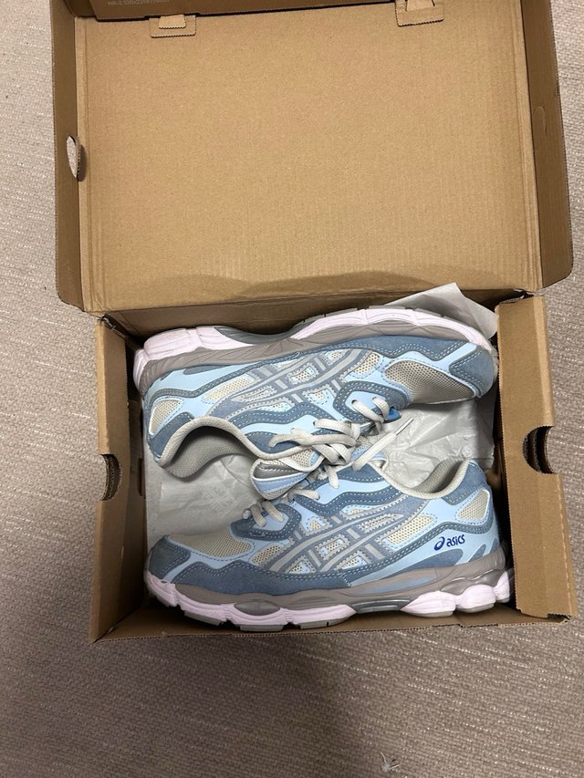 Asics Gel NYC zapatillas azules y grises