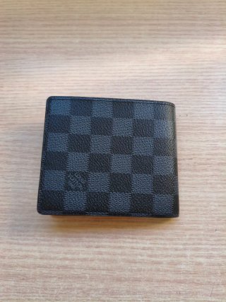 Billetera L Damier Graphite